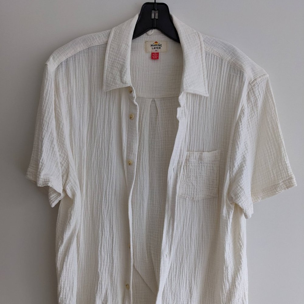 Marine Layer Softest Beach Button Down